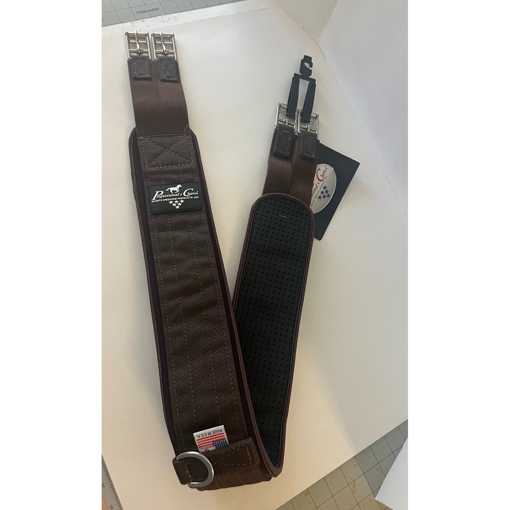 Professionals Choice SMx Ven Tech English Girth Liner - 50 CHO NWT Brown USA